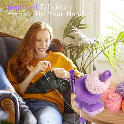 Electric Yarn Winder for Crocheting