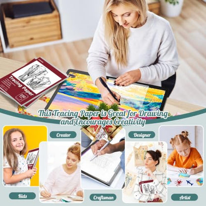 Tracing Paper 9x12 inch (100 Count)
