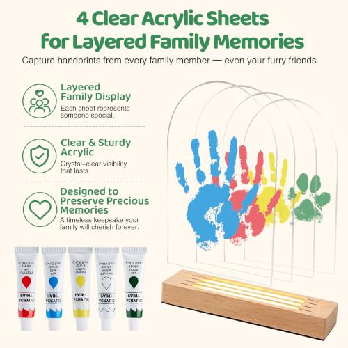 Family Handprint Kit with Light