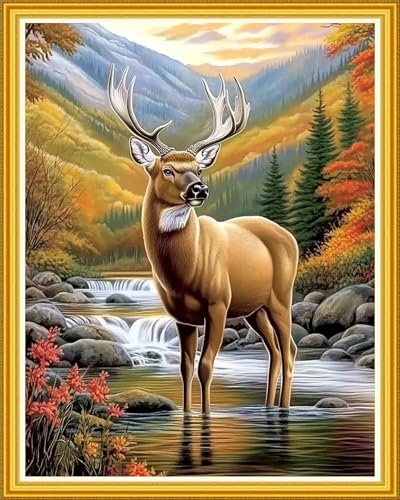 Stamped Cross Stitch Kits for Beginner Embroidery Kits for Beginners Adults DIY 11CT Cross Stitch Patterns Needlepoint Kits Crossstitching Kits