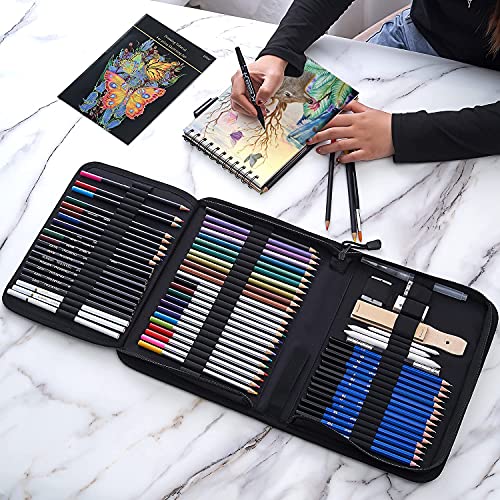 76 Pack Drawing Set Sketching Kit