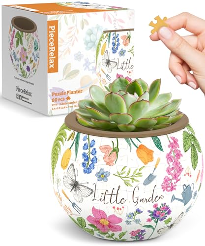 3D Puzzle Planter 80 Pieces