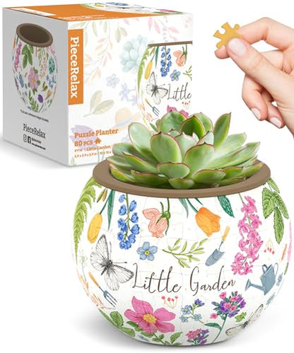 3D Puzzle Planter 80 Pieces