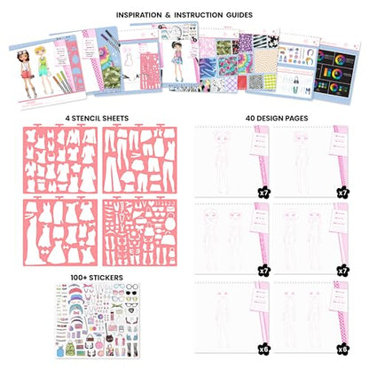 Fashionista Design Sketch Book Set