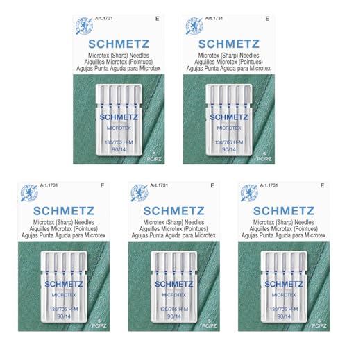 Microtex Sharp Sewing Machine Needles (25 Count)