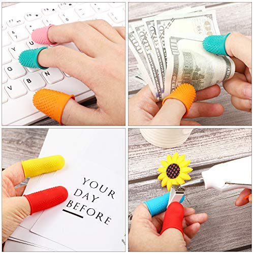 32 Pcs Rubber Finger Pads Tips