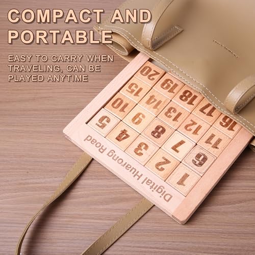 Wooden Number Sliding Puzzle
