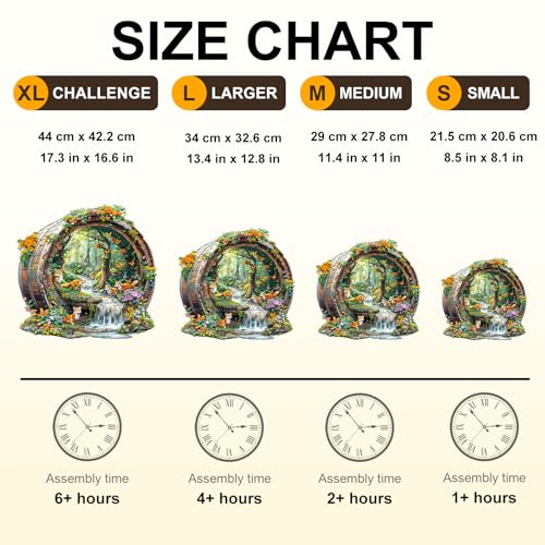 Wooden Puzzles Adults Fox Jigsaw Puzzle 13.4 * 12.8in (255 Count)