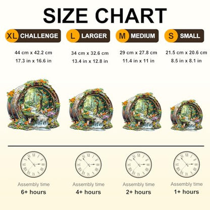 Wooden Puzzles Adults Fox Jigsaw Puzzle 13.4 * 12.8in (255 Count)
