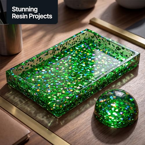 Craft Glitter Shaker Emerald Green Holographic 110g Super Chunky (3.8 Ounce)