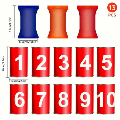 13 Carnival Can Games Bean Bag Toss Carnival Games (13 Count)