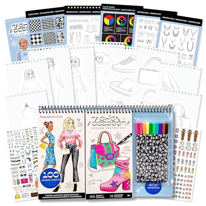 Fashion & Accessory Design Sketch Set