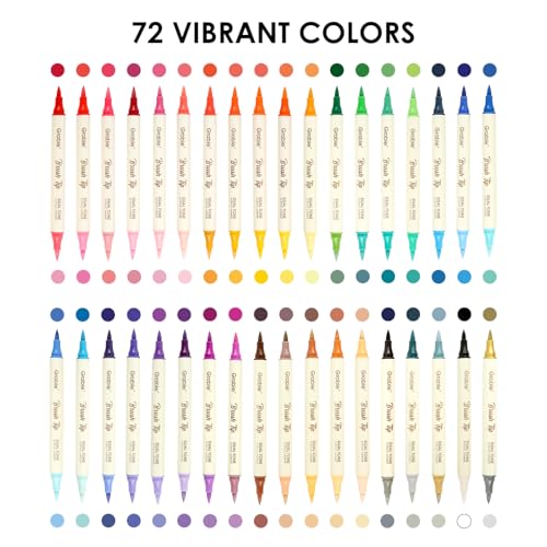 72 Color Acrylic Paint Markers