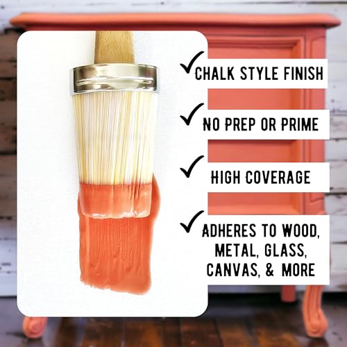 Chalk Paint Matte Coral Orange (16 Fl Oz)