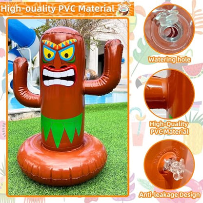 27" Inflatable Luau Tiki Pool Toss Games