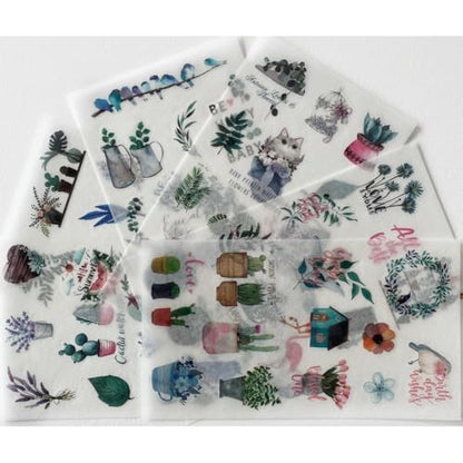 Printable Washi Sticker Paper for Inkjet & Laser Printer (100 Count)