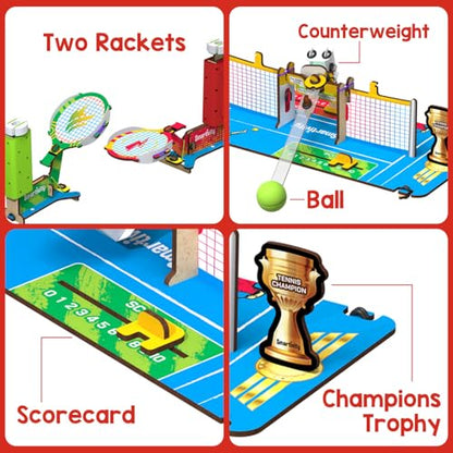 DIY Tabletop Tennis Game for Kids 6