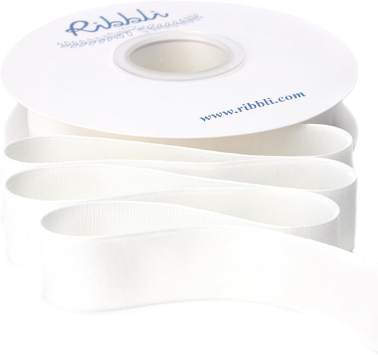 Ribbli Polyester Off White Velvet Ribbon,1 Inches Continuous10-Yard Spool,Christmas Ribbon for Gift Wrapping,Floral Bouquets, Home Decor - Crafty Corner