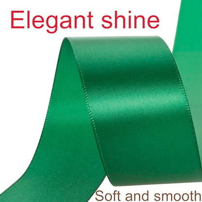 1-1/2 Inch Dark Green Ribbon 50Yards – Perfect for Gift Wrapping