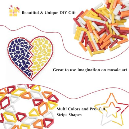 Mosaic Tiles for Crafts Bulk (7.05 Ounce)