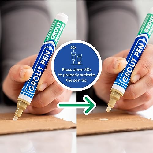 Grout Pen Beige Tile Grout Paint Marker (2 Count)