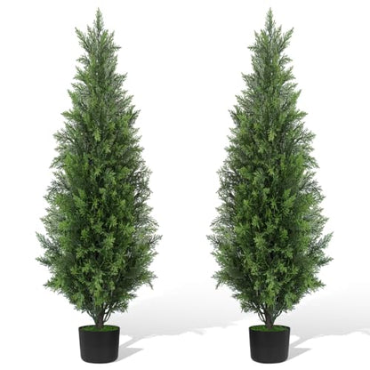 2Pack 4FT Artificial Cedar Tree (2 Count)