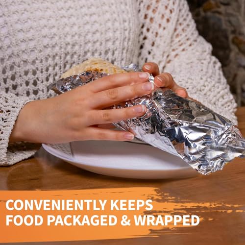 Insulation Sandwich Wrapping Paper Aluminum Foil Sheets (100 Count)