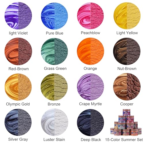 Mica Powder for Resin (15 Count)