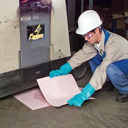 Hazmat Chemical Absorbent Mat Pads (200 Count)