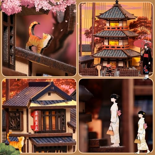 Japanese Book Nook Kit Miniature House