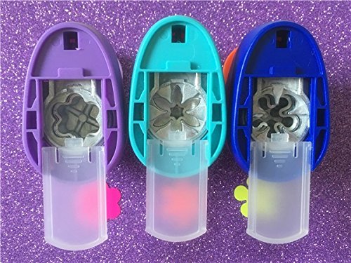 Fascola 3PCS Different Beautiful Flowers Shape 1 inch Craft Punch Set Scrapbook DIY Paper Cutter EVA Foam Hole Punches 1 - Crafty Corner