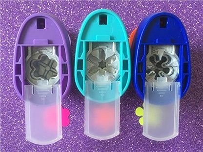 Fascola 3PCS Different Beautiful Flowers Shape 1 inch Craft Punch Set Scrapbook DIY Paper Cutter EVA Foam Hole Punches 1 - Crafty Corner
