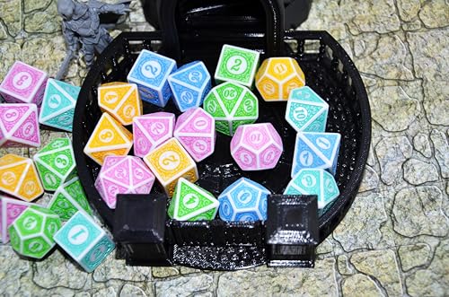 Retro Polyhedral Dice Sets with Pouches for D&D DND RPG MTG Dungeon and Dragons Table Board Roll Playing Games D4 D6 D8 D10 D% D12 D20