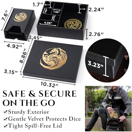 All-in-One Game Roamer - Dice Tray & Tower for DND and RPG