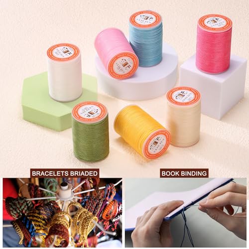 Round Leather Sewing Waxed Thread