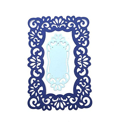Lace Flowers Background Frame Cutting Dies
