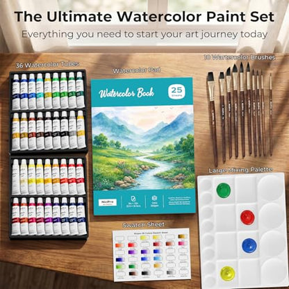 Watercolor Paint Set for Adults