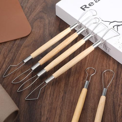 6Pcs Clay Carving Tools Double