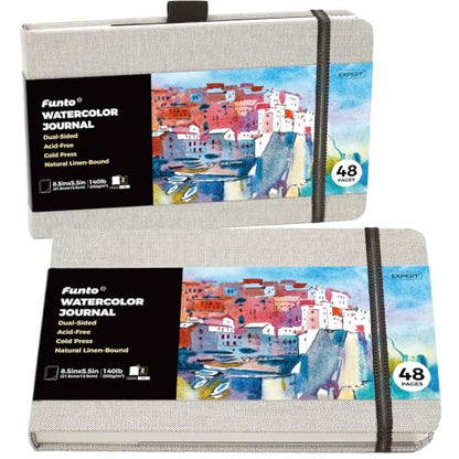Classic Hardcover Watercolor Journal (2 Count)