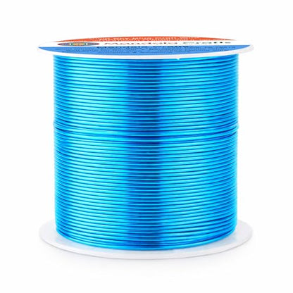 20 Gauge Vivid Sky Blue Anodized Aluminum Craft Wire (100 Foot)