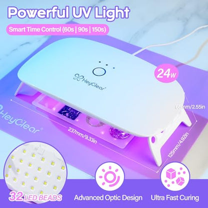 UV Resin Molds Kit 200g with Large UV Light for Jewelry Making
