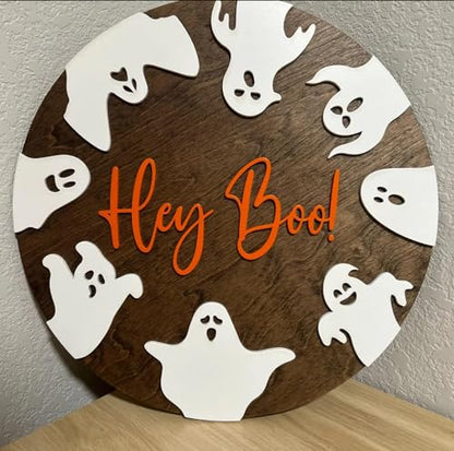 Halloween Stencils for Painting on Wood 12" Round Halloween Stencils (9 Count)