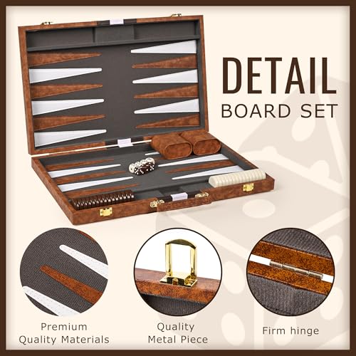 Backgammon Board Game Set