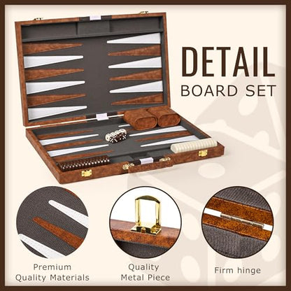 Backgammon Board Game Set