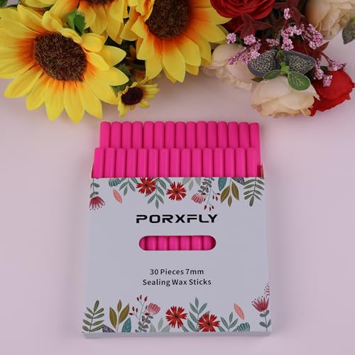30 Pieces 7mm Sealing Wax Sticks for Glue Gun