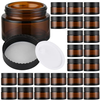 Glass Jars with Lids (24 Count)