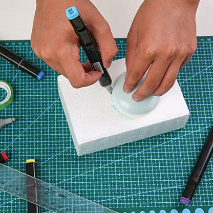 8 Pack Crafare Craft Foam Blocks 6x4x2in Polystyrene Brick Arts & Projects (8 Count)