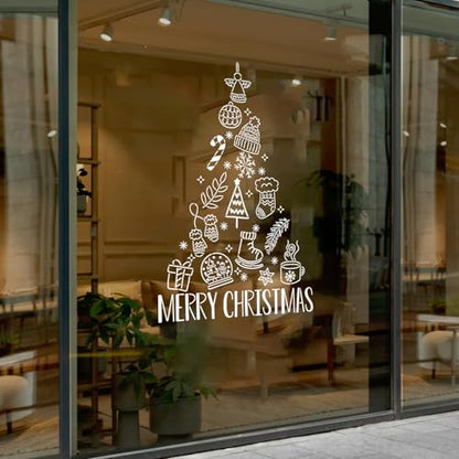 Christmas Window Stencils Christmas Stencils for Crafts Reusable (9 Count)