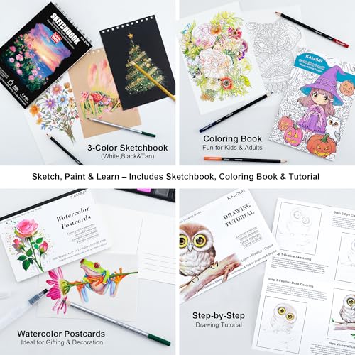 140 Drawing Set Sketching Kit (140 Count)