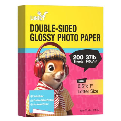 37lb Double Sided Glossy Inkjet Photo Paper